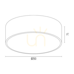 Plafón ARGON ATLANTIS 4077 biely mosadz LED IP20 small 1