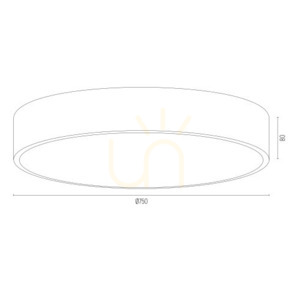 Plafón ARGON DARLING 2536 čierny E27 IP20 6x15W 750 mm small 4