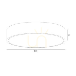 Plafón ARGON DARLING biely 600 mm 5xE27 IP20 2082 small 6