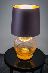 Stolová lampa ARGON HAMILTON fialová E27 8537 small 3