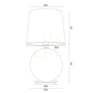 Stolová lampa ARGON HAMILTON fialová E27 8537 small 7