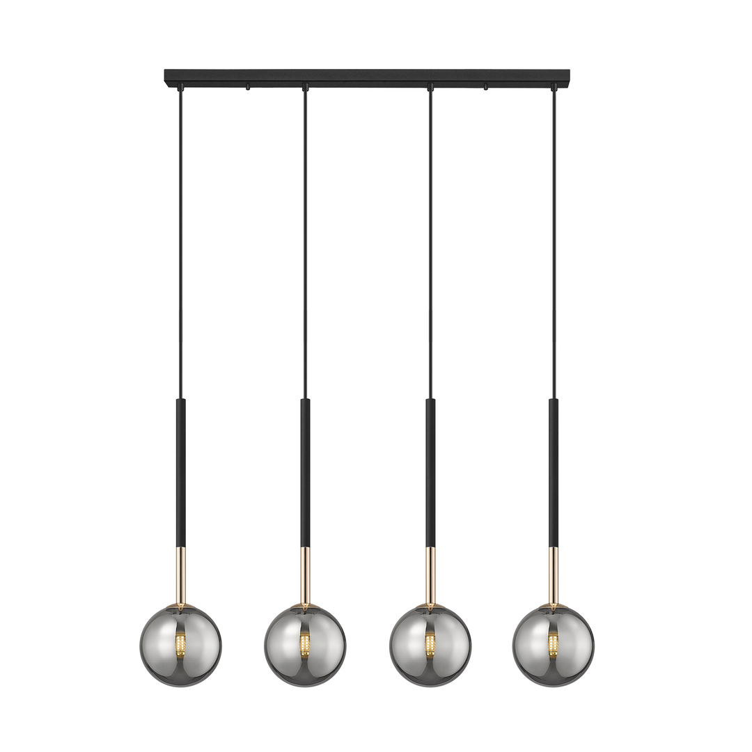 Skontrolujte Závesné svietidlo Zuma Line ARCTURUS P0574-04D-SDFZ čierna LED Závesné svietidlo Zuma Line ARCTURUS P0574-04D-SDFZ čierna LED