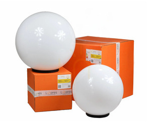 Sada záhradných svietidiel Lunares Luna Ball, 30/40 cm, biela, LED, E27, IP44, LBS3040 small 1