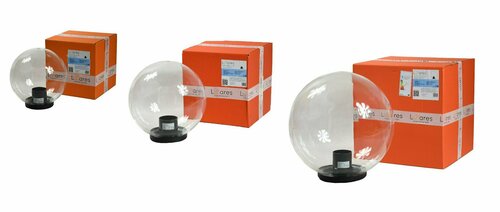 Skontrolujte Sada dekoratívnych priehľadných záhradných lôpt - LUNA BALLS 25, 30, 40 cm + LED žiarovky.
