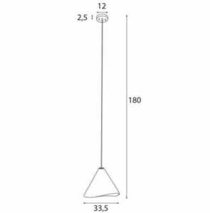 Závesné svietidlo Max Light Sakura P0548 tmavé orechové drevo 1x60W small 2