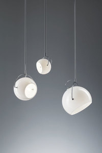 Fabbian Beluga Závesné svietidlo na koľajnicu Ø9 - biele - D57 J13 01 small 2