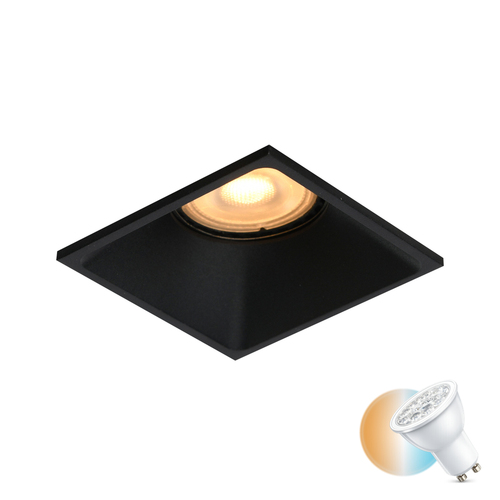 Skontrolujte Zapustené svietidlo Italux Naru GU10 čierne 10W IP20 DL-61903C-BK