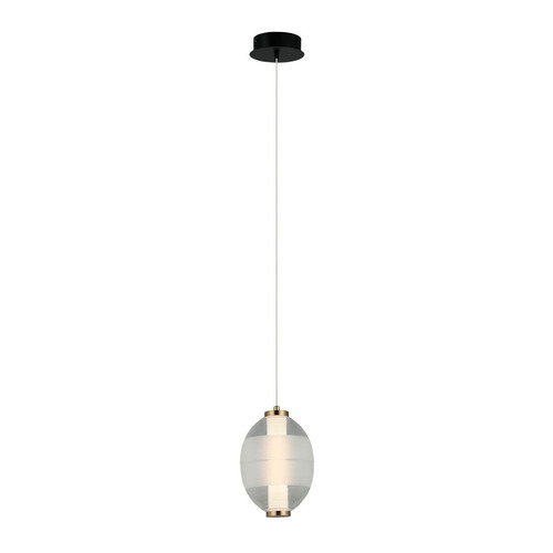 Skontrolujte Závesné svietidlo Italux Rinot LED čierne biele sklo PND-45372-1-WH-CL