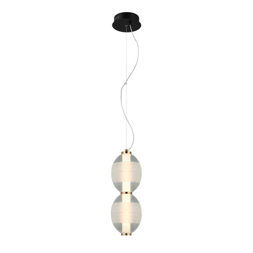 Skontrolujte Závesné svietidlo Italux Rinot LED čierne 16W PND-45372-2-WH-CL