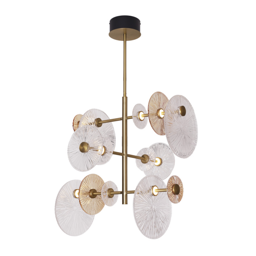 Skontrolujte Závesné svietidlo Max Light Allure P0541 matné zlaté 60 cm LED 70W Závesné svietidlo Max Light Allure P0541 matné zlaté 60 cm LED 70W