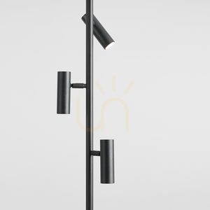 Stojacia lampa Aldex Trevo čierna kovová 164 cm 1104A1 small 1