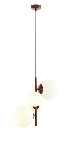 Skontrolujte Závesné svietidlo Aldex Bloom 4 Red Wine RAL3004 1091L15