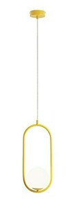 Závesné svietidlo Aldex Riva horčicový kov opálové sklo 14 cm 1086G14 small 0
