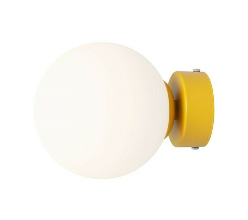 Skontrolujte Nástenné svietidlo Aldex Ball Mustard S žlté kovové 14 cm 1076C14_S