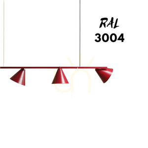 Závesné svietidlo Aldex Form 4 červené 4xE27 1108L15 small 2