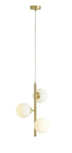 Skontrolujte Závesné svietidlo Aldex Fin 3 Brass S, mosadzné, 3x10 W, SKU 1120E40_S