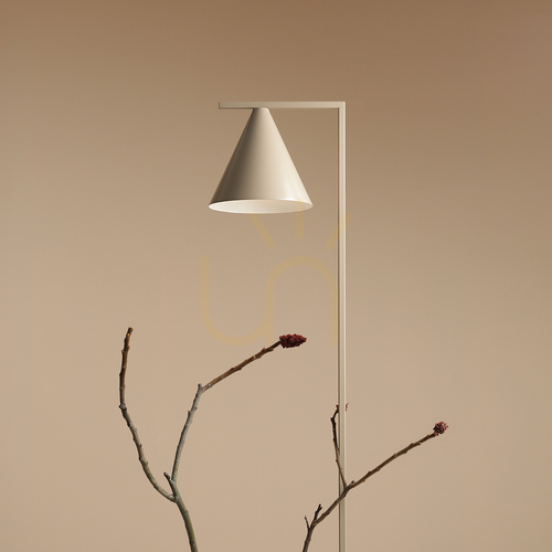 Skontrolujte Stojaca lampa Aldex Form, béžový kov, 165 cm, 1108A17