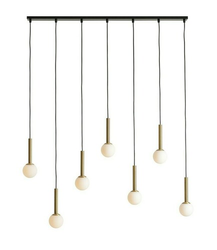 Skontrolujte Závesná lampa Aldex Riu 7 mosadzná 7x5W 1121T40