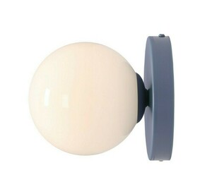 Nástenné svietidlo Aldex Ball II Dusty Blue S, modré, sklenená guľa 14 cm, 1126C16_S small 0