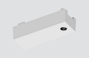 Puzdro napájacieho zdroja pre 9209 LED adaptér, prípojnice STUCCHI, biela, čierna small 0