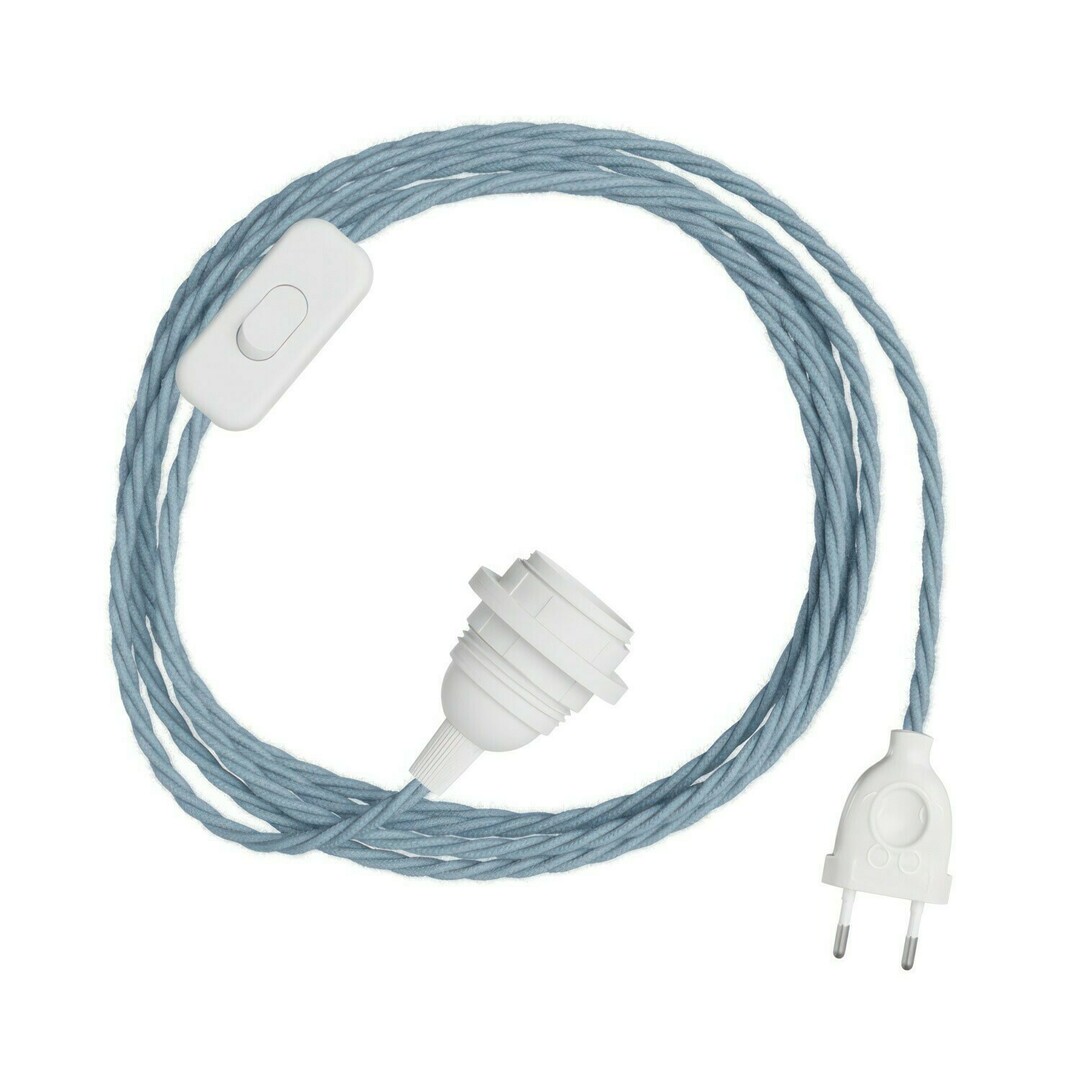 Skontrolujte Modrá závesná lampa Creative-Cables CAPL20397v2784 Modrá závesná lampa Creative-Cables CAPL20397v2784
