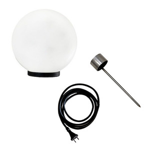 LUNA BALL 20 cm – dekoratívna záhradná guľa s montážnou súpravou – UV small 2