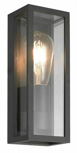 Skontrolujte Vonkajšie nástenné svietidlo SU-MA Porto čierne E27 60W IP65 M1976