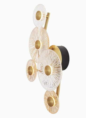 Skontrolujte Nástenné svietidlo Max Light Allure W0357 5xG9 matné zlato 55 cm