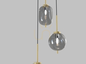 Trojitá závesná lampa BELLEVILLE - Aviano Premium small 1