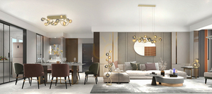 METZ - Závesné svietidlo so 14 lampami. Aviano PREMIUM small 6
