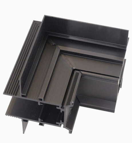 Skontrolujte Uhlová konzola pre koľajnicu Max Light MAX MT0009 čierna 8 cm