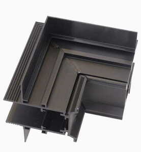 Uhlová konzola pre koľajnicu Max Light MAX MT0009 čierna 8 cm small 0