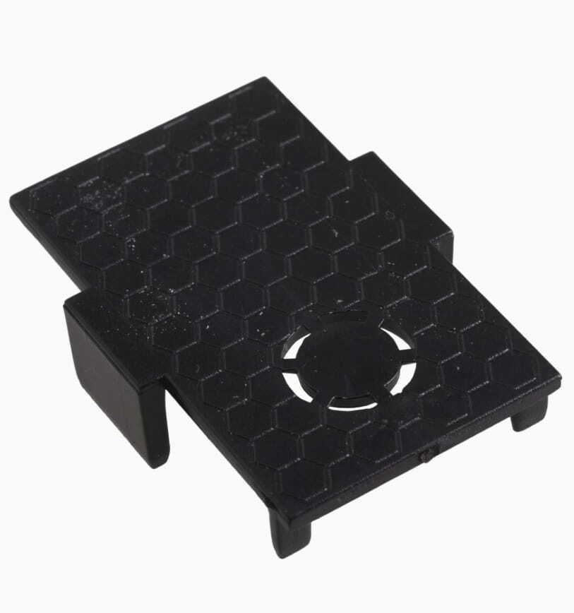 Koncový uzáver pre zapustenú lištu Max Light MAX MA0011 čierny