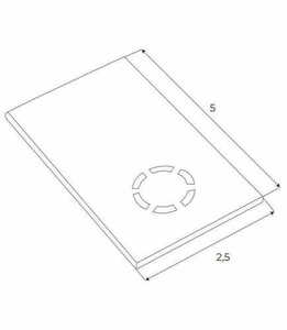 Koncový uzáver pre prípojnicu Max Light MAX Magnetic MA0012 čierny 5 cm small 1