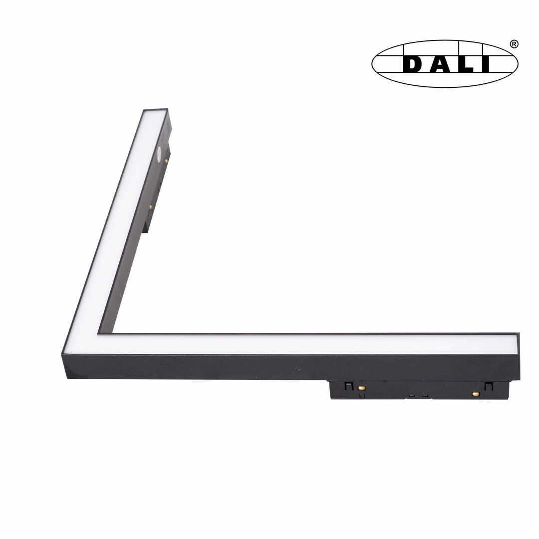 Spårljus Max Light MAX M0006D magnetiskt hörn DALI 17W 3000K svart