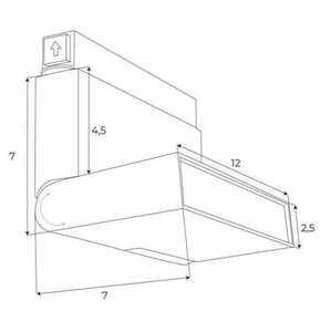 Lištové svietidlo Max Light MAX M0007Z magnetické čierne Zigbee 5,3 W LED small 3