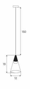 Prívesné svietidlo Max Light MAX M0015Z Zigbee 6W čierne 169 cm 2 Prívesné svietidlo Max Light MAX M0015Z Zigbee 6W čierne 169 cm small 2