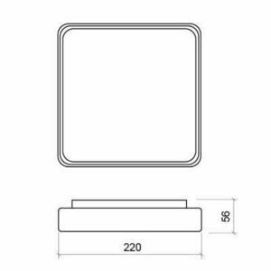 Plafond IP65 Plug220 12W 3000/4000K Grey Dali. small 0