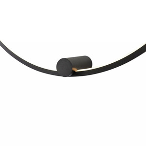 Nástenné svietidlo Ringa L 1xLED čierne WL0116-L-BK small 4