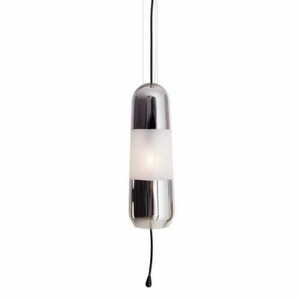 Závesné svietidlo Max Light Mauri P0590 čierne dymové sklo 12 cm small 1