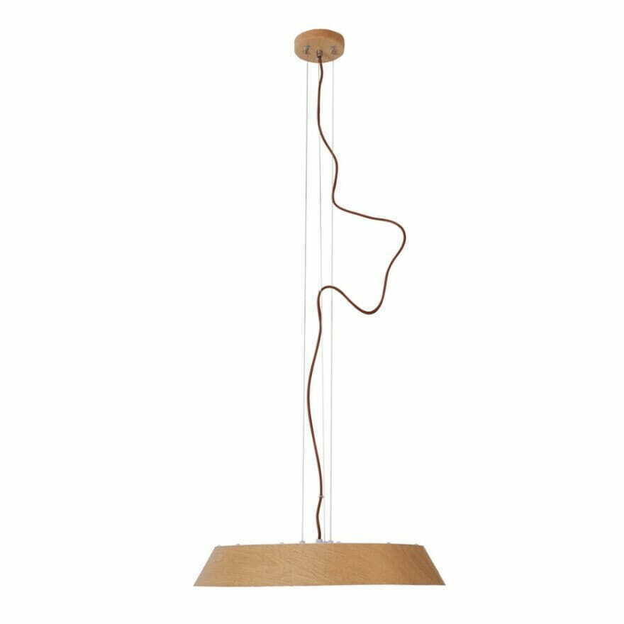 Pendelleuchte Max Light Tamago P0550 Holz Metall 52 cm LED 3000K