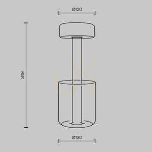AI COLLABORATION stolová lampa MOD229TL-L3G3K1 Maytoni small 9