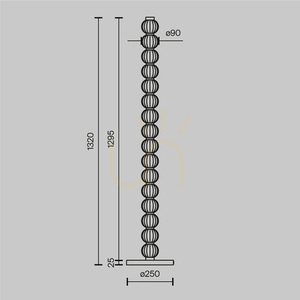 AMULET MOD555FL-L23G3K stojacia lampa Maytoni small 8