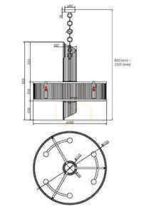 Závesné svietidlo FRAME MOD174PL-06G Maytoni small 10