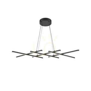 Závesné svietidlo HALO MOD244PL-L50BK čierne, LED 40 W 3000/4000 K, 103,5 x 30 cm small 1
