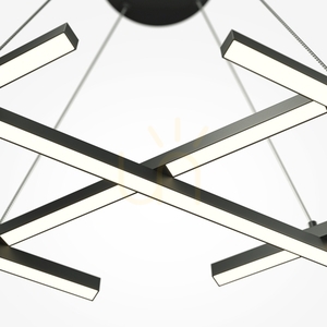 Závesné svietidlo HALO MOD244PL-L50BK čierne, LED 40 W 3000/4000 K, 103,5 x 30 cm small 2