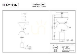 Stolná lampa KYOTO MOD178TL-L11GR3K Maytoni small 12
