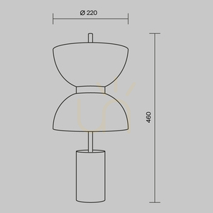Stolná lampa KYOTO MOD178TL-L11GR3K Maytoni small 13