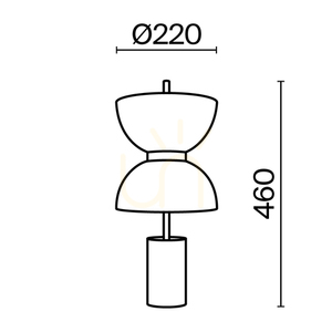 Stolná lampa KYOTO MOD178TL-L11GR3K Maytoni small 14