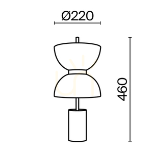 KYOTO MOD178TL-L11W3K stolová lampa Maytoni small 9